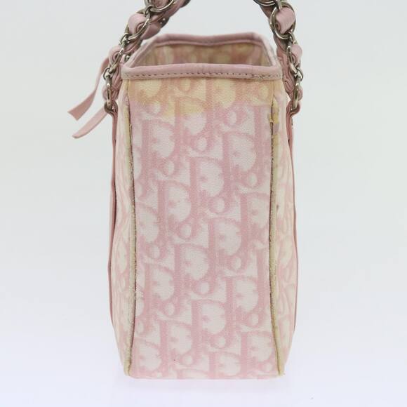 DIOR Trotter Romantic Hand Bag Pvc Leather Pink 09 Bo 09 Bo - Picture 4 of 12